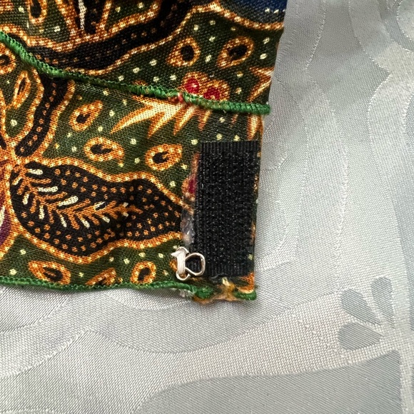 Incredible LEGEND vintage Folding Bamboo Fan Hat ,multicolored made in Indonesia - Picture 8 of 10